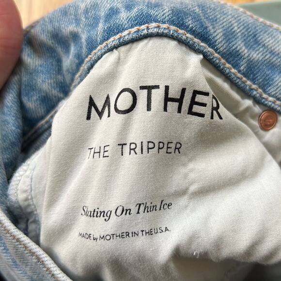 MOTHER DENIM The Tripper Jean in Skating on Thin Ice Size 25 - Picture 7 of 8